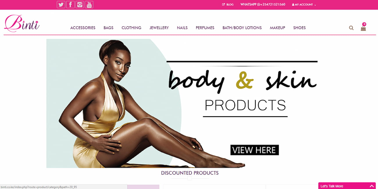 SEO Content Marketing Project - Binti Wholesale Online Shop